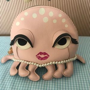 Betsey Johnson octopus cosmetic bag